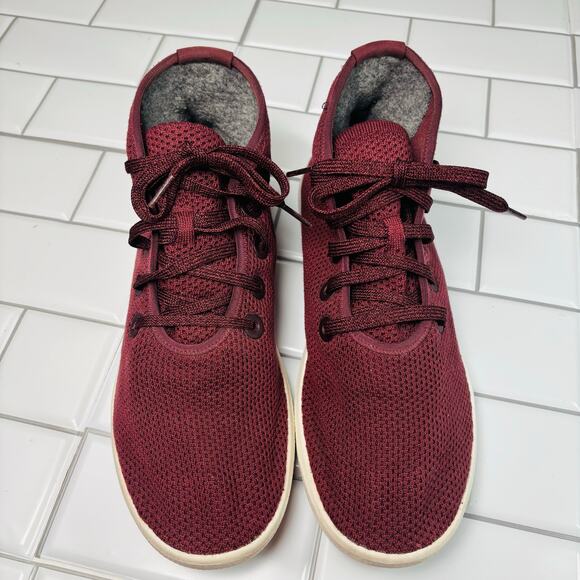 Allbirds Wool Tree Toppers  Sneakers Maroon Burgundy Running‎ Shoes Size 10 - Picture 6 of 9